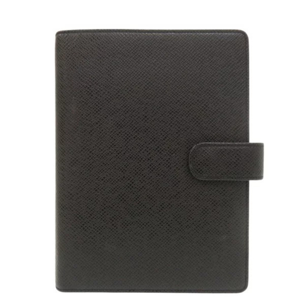 Louis Vuitton Agenda Taiga Black Notebook Cover LV